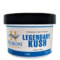 Huron Hemp - CBD Flower - Legendary Kush 0.5oz - Relaxing Effects